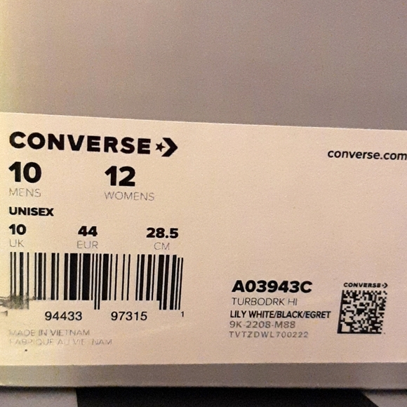 Converse TurboDrk High-Tops *NWT in Box* - Picture 13 of 14